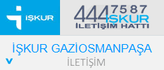 İŞKUR Gaziosmanpaşa Adres ve Telefon - İletişim