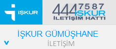 İŞKUR Gümüşhane Adres ve Telefon - İletişim