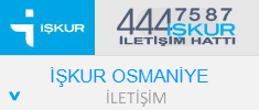 İŞKUR Osmaniye Adres ve Telefon - İletişim