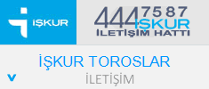 İŞKUR Toroslar Adres ve Telefon - İletişim